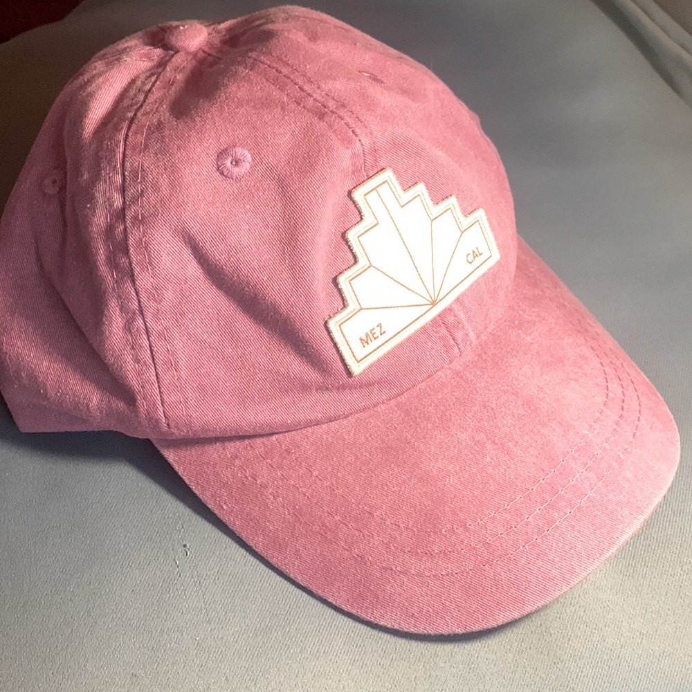 ADAMS upscale fashionable headwear light pink distressed look cute hat